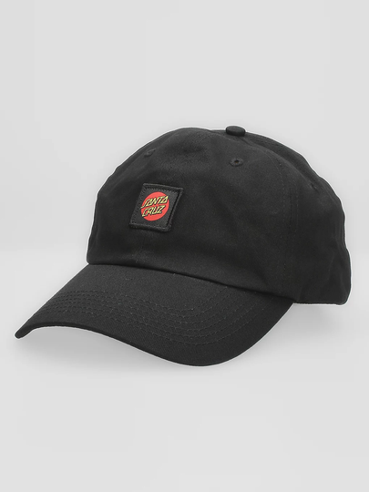 Santa Cruz Classic Label Cap musta