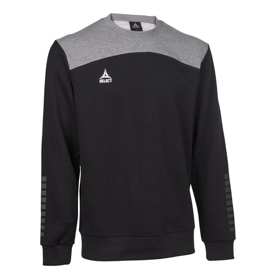 Select Collegepaita Oxford - Musta/Harmaa