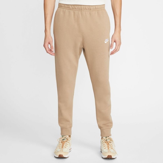 Nike Housut NSW Club Fleece - Khaki/Valkoinen