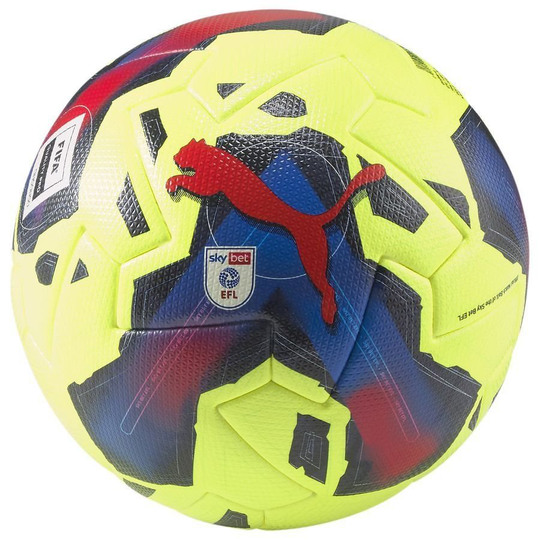 PUMA Jalkapallo Orbita 1 Efl Sky Bet Fifa Quality Pro - Keltainen/punainen/sininen, koko Ball SZ. 5