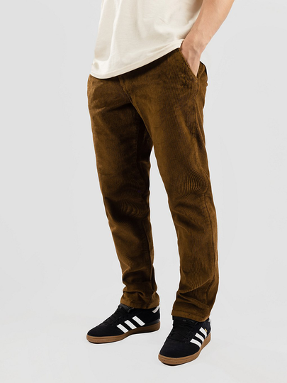 REELL Regular Flex Chino Cord Pants ruskea