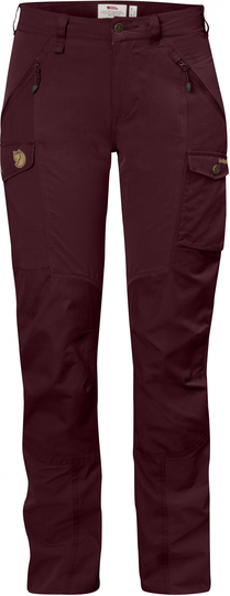 Nikka Trousers Curved Tummanpunainen 34