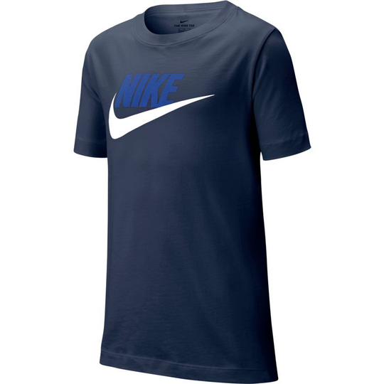 Nike T-paita Nsw Futura Icon - Navy/valkoinen Lapset, koko M: 137-147 cm