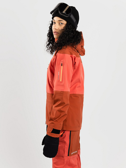 Ortovox 3L Guardian Shell Jacket punainen