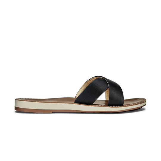 Olukai Ke A - Black/tan - Naiset - US 6