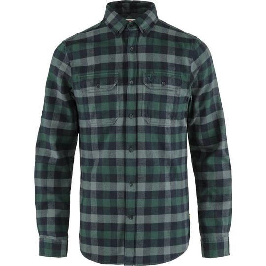 Fjällräven Skog Shirt M - Arctic Green-dark Navy - Miehet - L