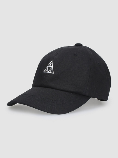HUF Essentials TT CV 6 Panel Cap musta