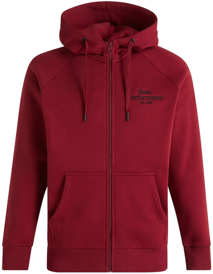 Men's Original Zip Hood Punainen M