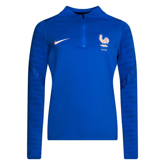 Ranska Harjoituspaita Dri-FIT Strike Drill Naisten EM 2022 - Sininen/Valkoinen Lapset