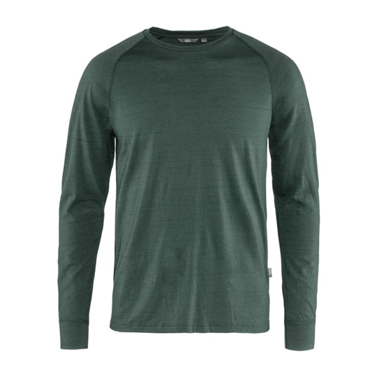 Tierra Woolpa Ls Tee M - Graphite - Miehet - L