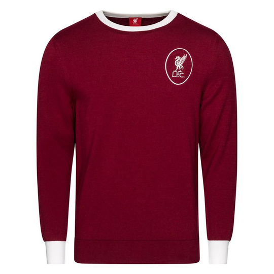 Liverpool Crewneck Paita Knit Heritage Wembley 65 - Punainen/Valkoinen