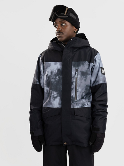 Quiksilver Mission Printed Block Jacket musta