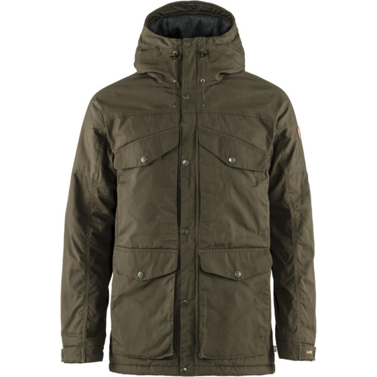 Talvitakki Fjällräven Vidda Pro Wool Padded Jacket M - Dark Olive - Miehet - L