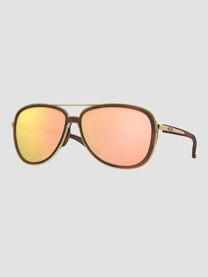 Oakley Split Time Brown Tortoise/Gold Sunglasses ruskea