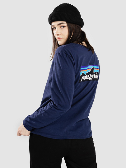 Patagonia P-6 Logo Responsibili-Tee Long Sleeve T-Shirt sininen