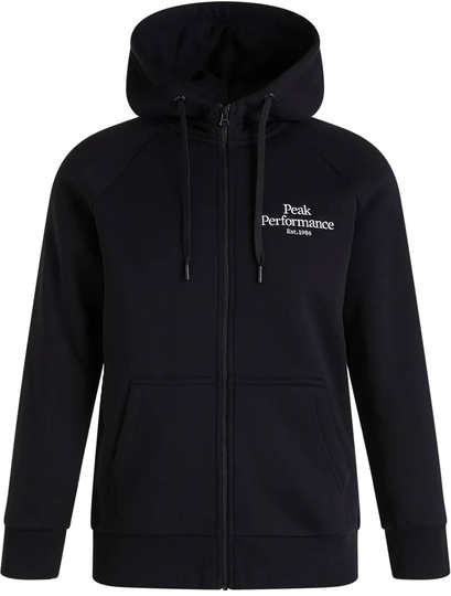 Men's Original Zip Hood Musta XXL