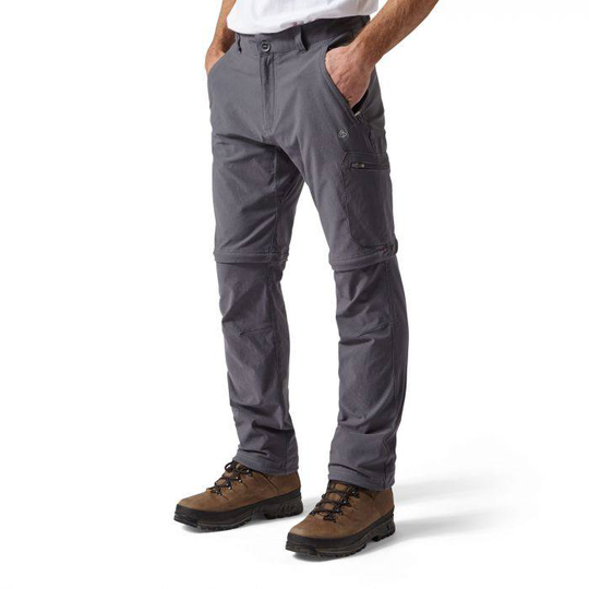 Nosilife Pro Convertible II Trousers Men Tummanharmaa 30