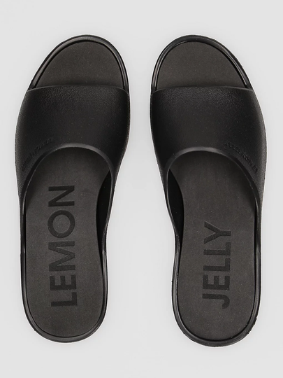 Lemon Jelly Sunny Slide Sandals musta