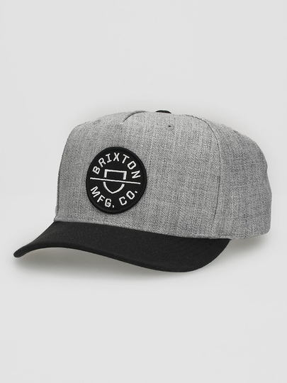 Brixton Crest C MP Snapback Cap harmaa