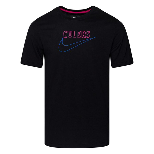 Barcelona T-paita Swoosh Club - Musta