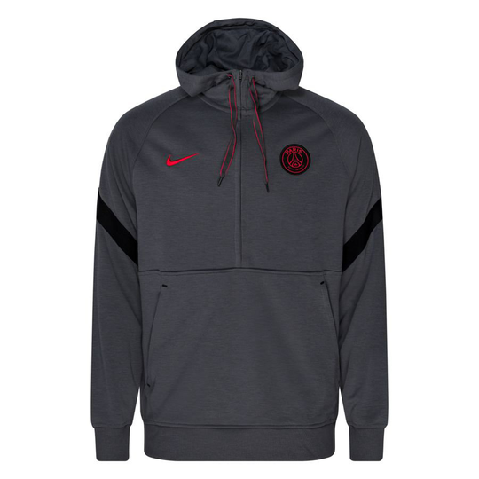 Paris Saint-Germain Huppari Dri-FIT Travel Fleece - Harmaa/Musta/Punainen