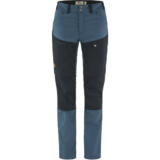 Fjällräven Abisko Midsummer Zip Off Trousers W - Indigo Blue-dark Navy - Naiset - 36