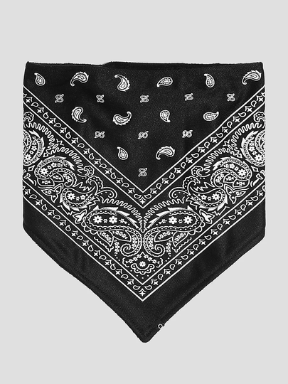 Empyre Paisley Snow Bandana musta