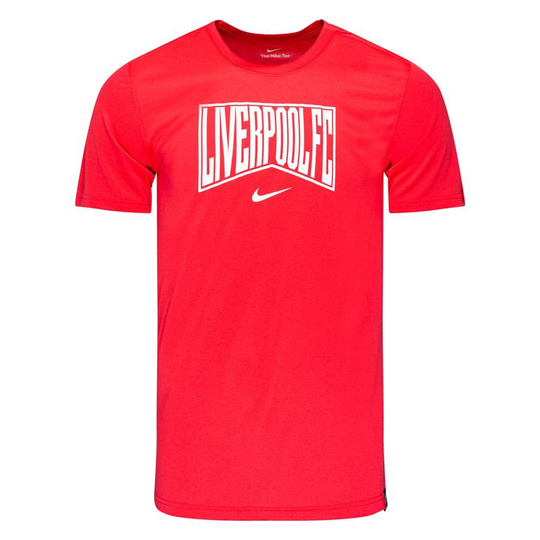 Liverpool T-paita Dri-fit - Punainen - Nike, koko Small
