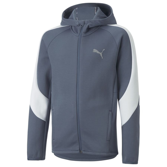 PUMA Takki Evostripe Full Zip - Sininen Lapset, koko M/152 cm