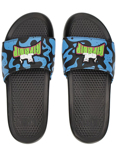 RIPNDIP Psychedelic Slide Sandals musta