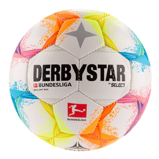 Derbystar Jalkapallo Brillant Mini Bundesliga 2022/23 - Valkoinen/Multicolor