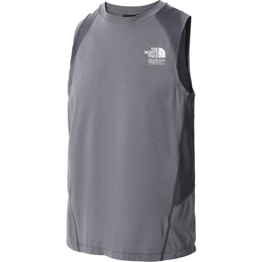 The North Face M Ao Glacier Graphic Tank - Vanadis Grey Light Heather - Miehet - S