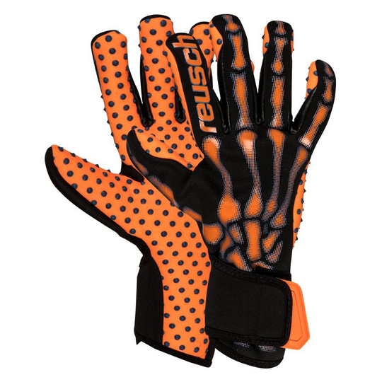 Reusch Maalivahdin Hanskat Pure Contact SpeedBump Infrared - Musta/Oranssi