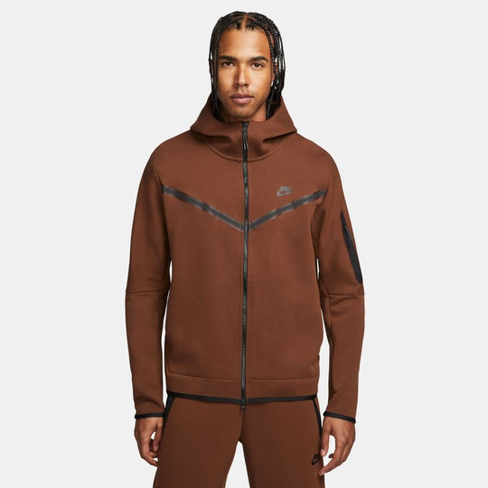 Nike Huppari Nsw Tech Fleece - Ruskea/musta, koko Small