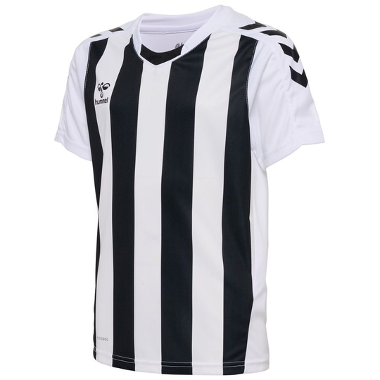 Hummel Pelipaita Core Striped - Valkoinen/Musta Lapset