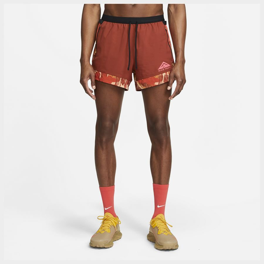 Nike Shortsit Dri-FIT Trail Flex Stride - Oranssi/Punainen