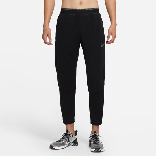 Nike Pro Treenihousut Fleece - Musta/Harmaa