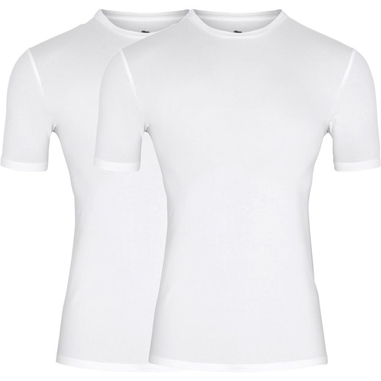 Dovre Viskoosi T-paita 2-Pack - Valkoinen