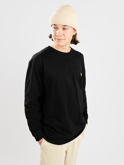 Carhartt WIP Chase Long Sleeve T-Shirt musta
