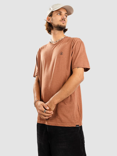 Volcom Circle Blanks Hth T-Shirt ruskea