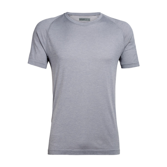 Icebreaker Mens Motion Seamless Ss Crewe - Mineral Hthr - Miehet - S
