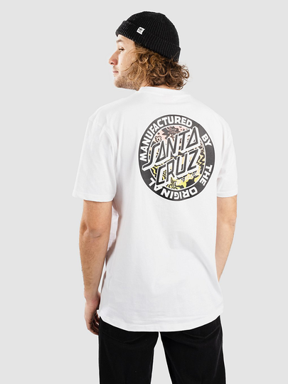 Santa Cruz Acidic MFG Dot T-Shirt valkoinen