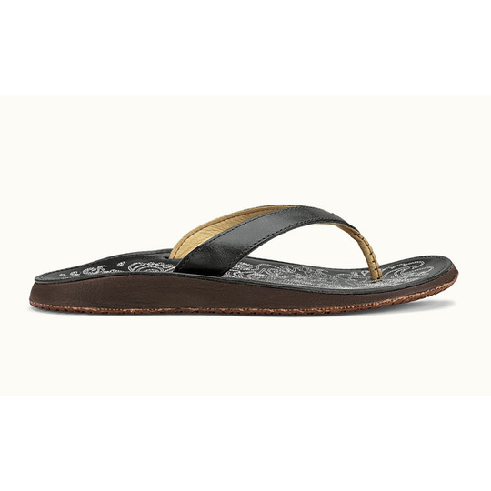 Olukai Paniolo - Charcoal/charcoal - Naiset - US 6