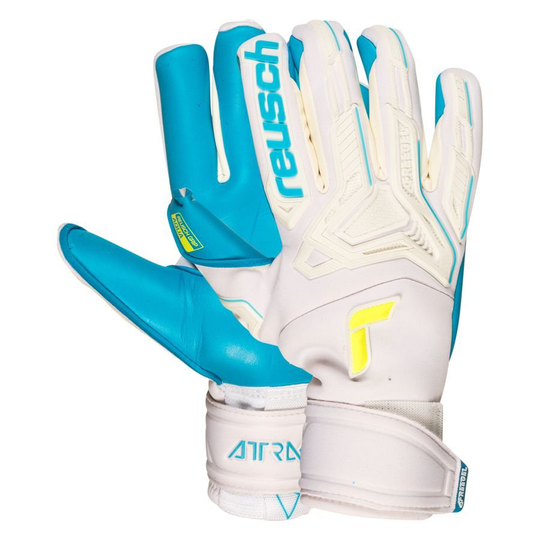 Reusch Maalivahdin Hanskat Attrakt FreeGel Windproof - Valkoinen/Sininen