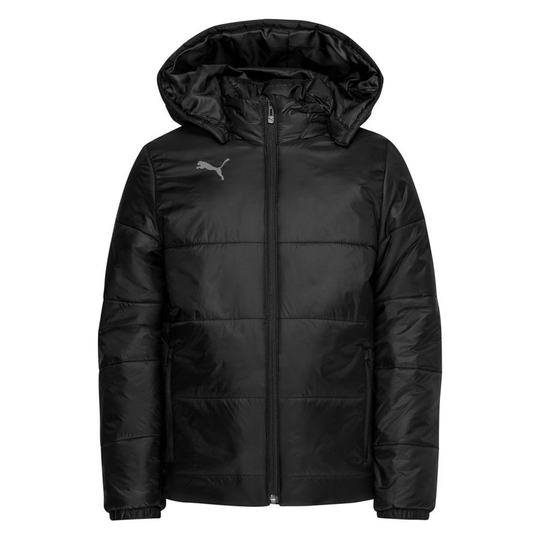 PUMA Talvitakki teamLIGA Padded - Musta/Valkoinen Lapset