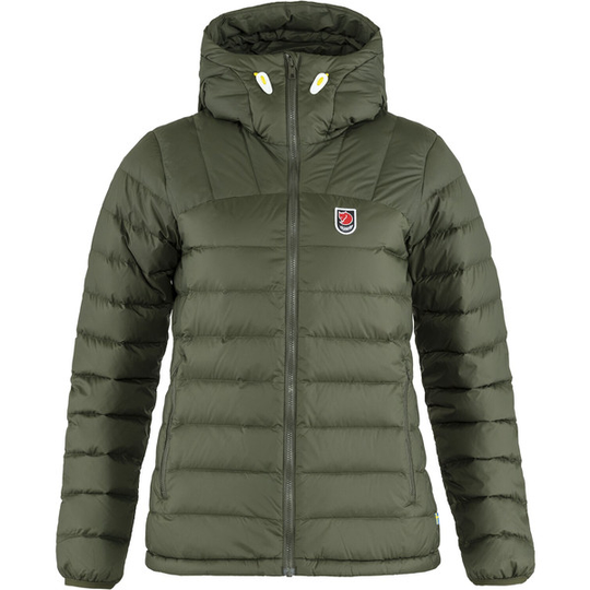 Talvitakki Fjällräven Expedition Pack Down Hoodie W - Deep Forest - Naiset - L