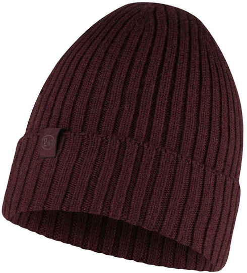 Norval Knit Hat Tummanpunainen
