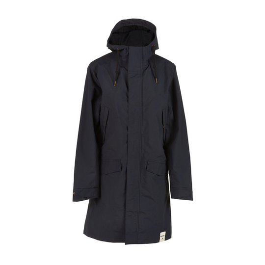 Talvitakki Tretorn Womens Rain Jacket From The Sea - Deep End Black - Naiset - XXS