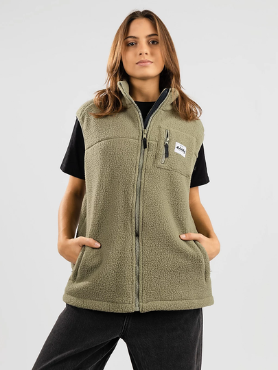 Eivy Lumberjackie Sherpa Fleece Vest vihreä