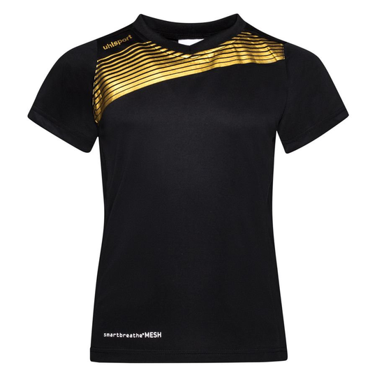 Uhlsport Treenipaita LIGA 2.0 - Musta/Kulta Lapset